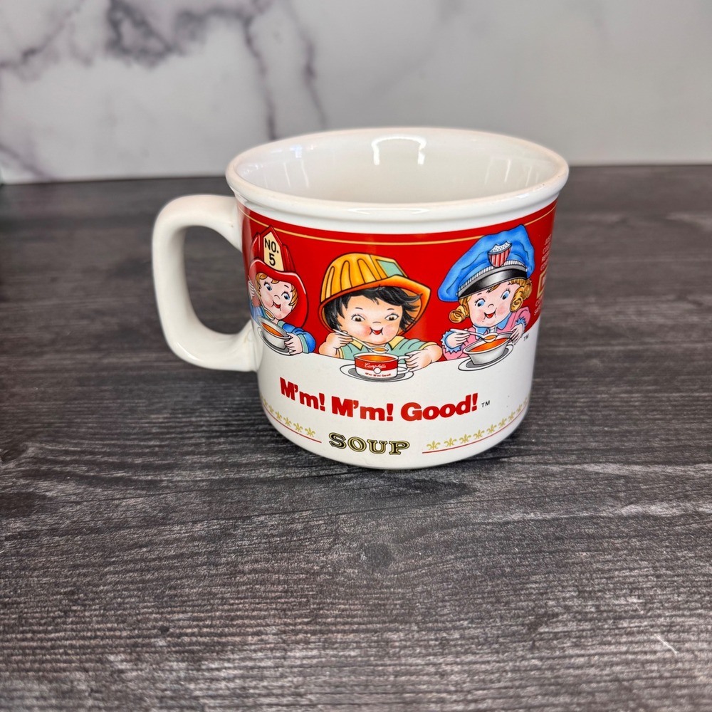 Campbell Soup Kids Mug 1997 Westwood M'm M'm Good Vintage Soup Cup - Picture 4 of 8